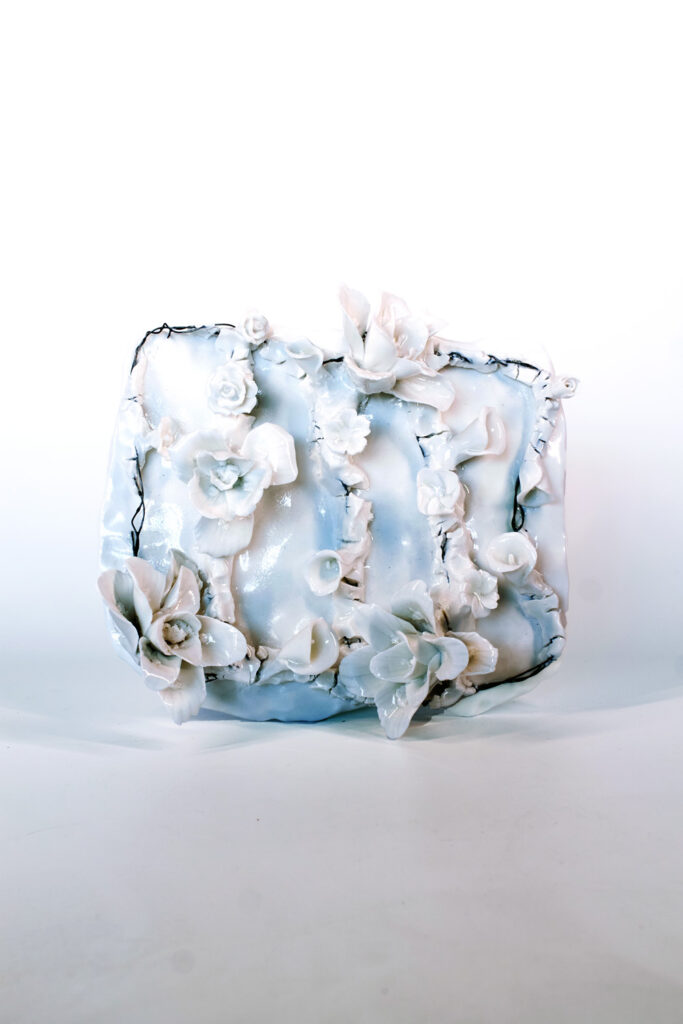 Blooming, 2024, ceramic, glaze, H 29 x W 30cm