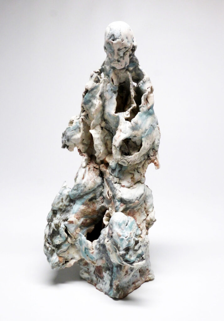 Flow, Ceramic, Glaze, 2025, H 60  x W 22cm x 23cm